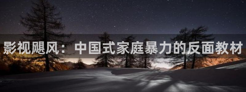 人人影院电视剧：影视飓风：中国式家庭暴力的反面教材